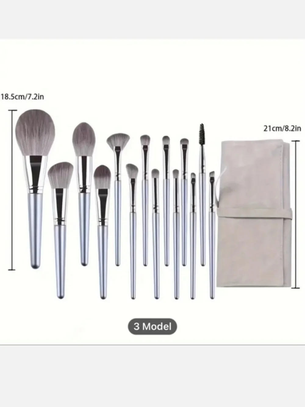 14 piece makeup brush set with holder New